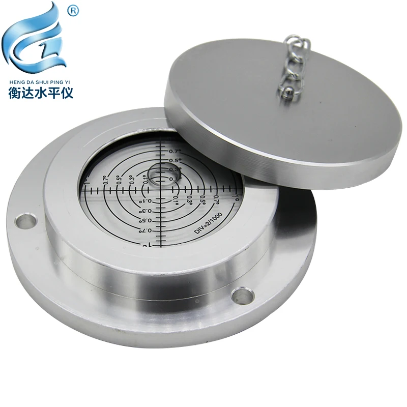 Round Spirit Levels Crane horizontal bubble Level Measuring Instrument Size 100*75*20mm 1 order