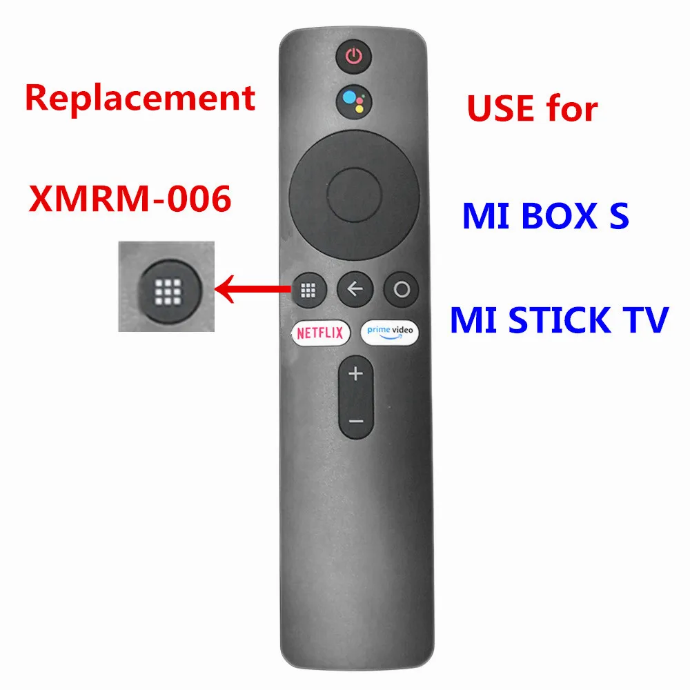 XMRM-00A XMRM-006 blanco nuevo control remoto por voz para MI caja de S MI TV Stick MDZ-22-AB MDZ-24-AA Dispositivo de TV inteligente Bluetooth control remoto por voz
