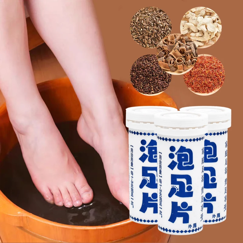 ZB 6PCS/Set Detox Foot Fungal Nail Treatment Long-Term Relief Athlete's Feet Odor Sweat Skin Cracking Psoriasis Peeling Beriberi