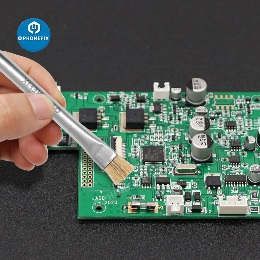 مكافحة ساكنة PCB إعادة العمل ESD آمنة مكافحة ساكنة فرشاة أدوات تنظيف اللوحة ل هاتف لوحي المحمول PCB إصلاح أدوات Cleanging