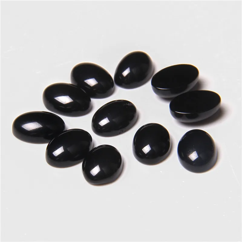 10pcs/lot Natural Stone Cabochon 8-25MM Tiger Eye Agat Oval Cameo Fit DIY Ring Earring Bracelet Necklace Making Jewelry Finding