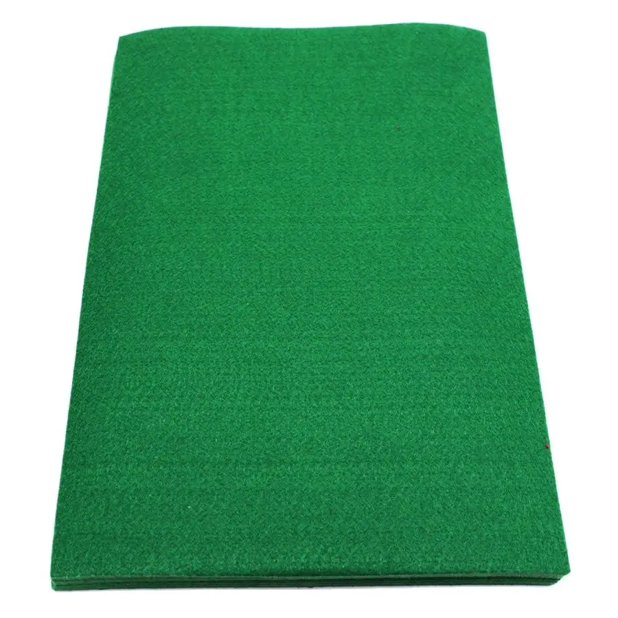 Tessuto di feltro verde rosso CMCYILING panno di poliestere spessore 1 MM per artigianato fai da te Scrapbook foglio Non tessuto 20 pz/lotto 20*30cm