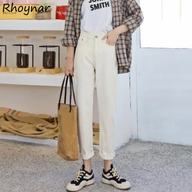 

Jeans Women Spring Denim Tender Student Clothing Ins Ulzzang All-match Fashion Female High Waist Chic Popular New Loose Soft Fit