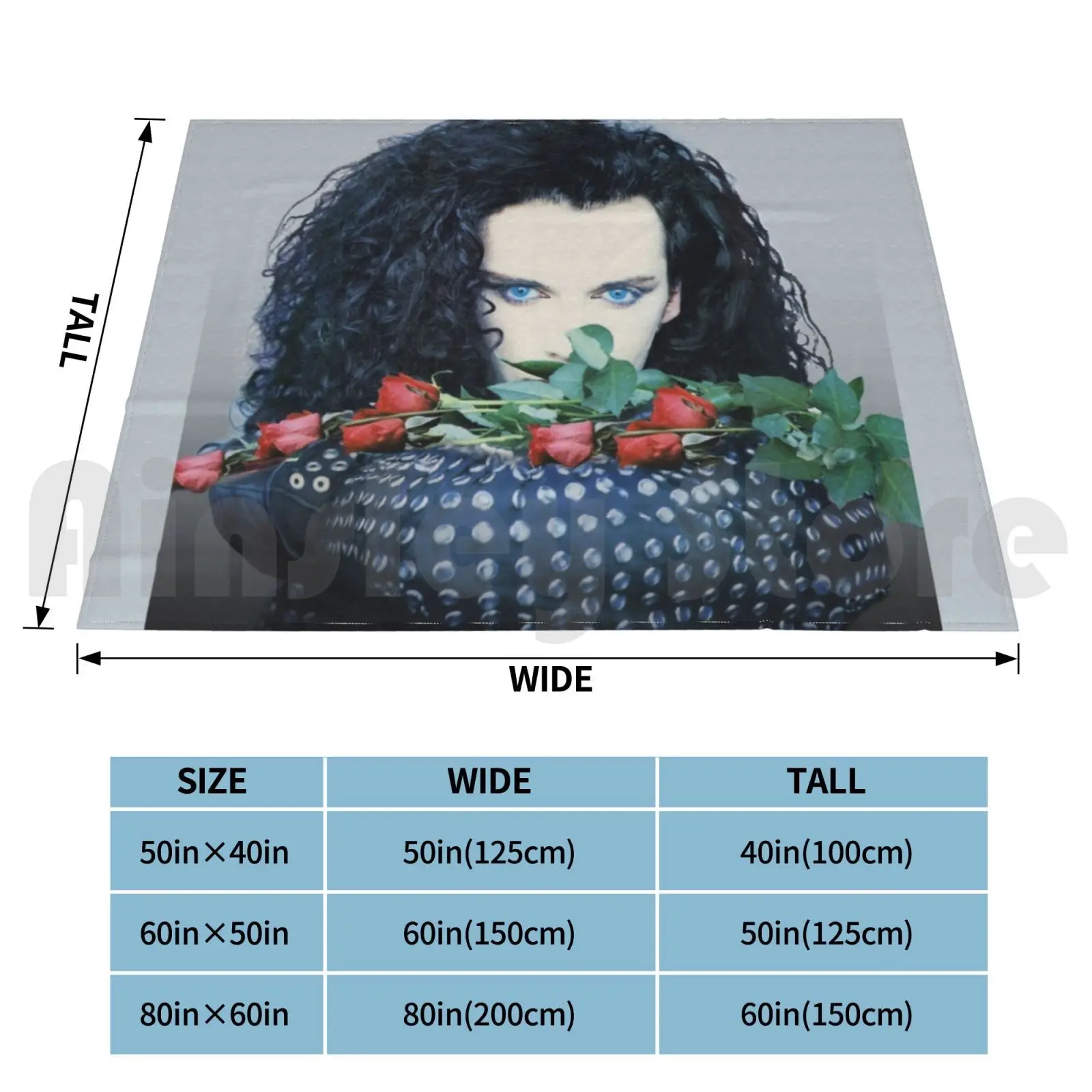 Dead Or Alive Pete Burns Kisses Blanket Fashion Custom