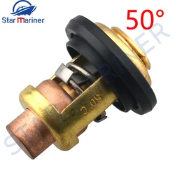 6E5-12411-02 Thermostat 50 Degree 688-12411 6H3-12411 6E5-12411-10 For Yamaha For SUZUKI Outboard Motor 15HP 25HP 30HP-220HP