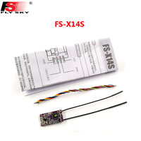 FlySky FS-X14S Receiver 14CH 2.4G PPM i-BUS S.BUS Signal Outputs Dual Antenna for FlySky FS-I6 NV14 FS-I6X FS-I4X Transmitter