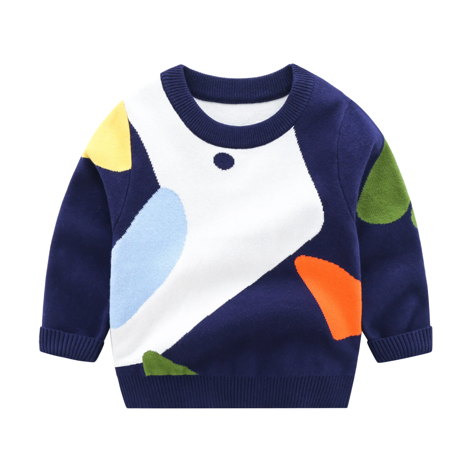 Children Clothes Winter New Warm Knitted Sweater For Kids Boys Girls Long Sleeve Cartoon Pullover Tops Casual Outwear 2-6yrs