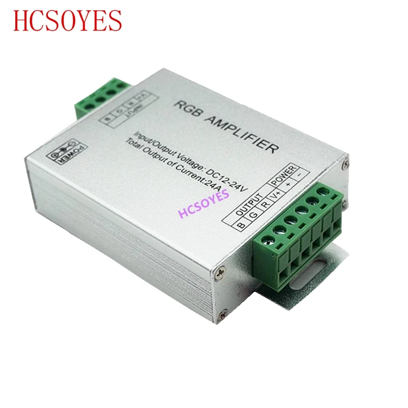 Led Rgbw/Rgb Versterker DC12 - 24V 24A 4 Kanaals Output Rgbw/Rgb Led Strip Power Repeater console Controller