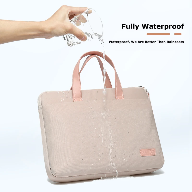 Portable Cross-body Light Thin Laptop Bag For MacBook Air 13 Case Xiaomi Dell For 13.3 14 15.6 Inch Laptop Business Laptop Case