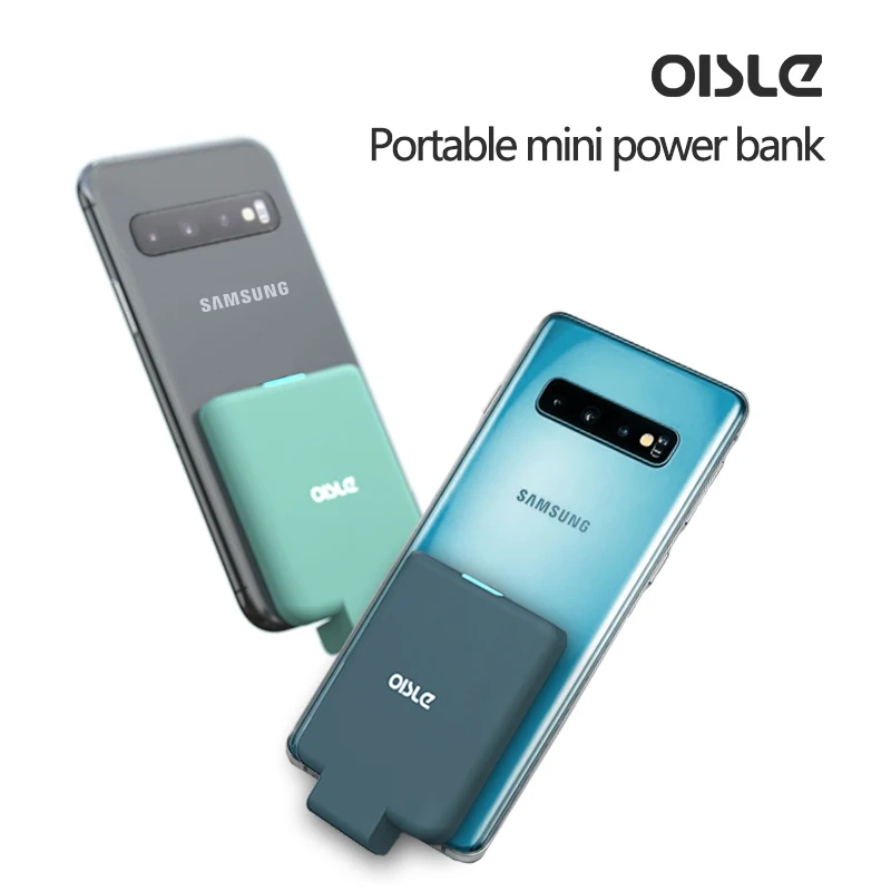 

OISLE Type C Battery Charger Case External USBC Power Bank Mini High Capacity For Samsung S8 S9 Plus Note8 / Huawei p30 / Red MI