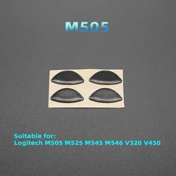 1pcs 3M Mouse Skates for Logitech G3 G90 G100 G100S M505 M525 M545 M546 V320 V450 M705 0.6MM black Mouse Feet Replace Mouse foot
