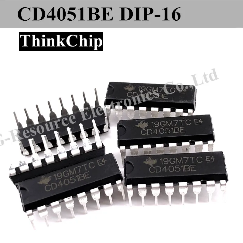 (10 pçs) cd4051 be dip-16 cd4051 di16, di16, 4050be dip, cmos, multiaplicador analógico/desúltima pessoa com conversão de nível lógico
