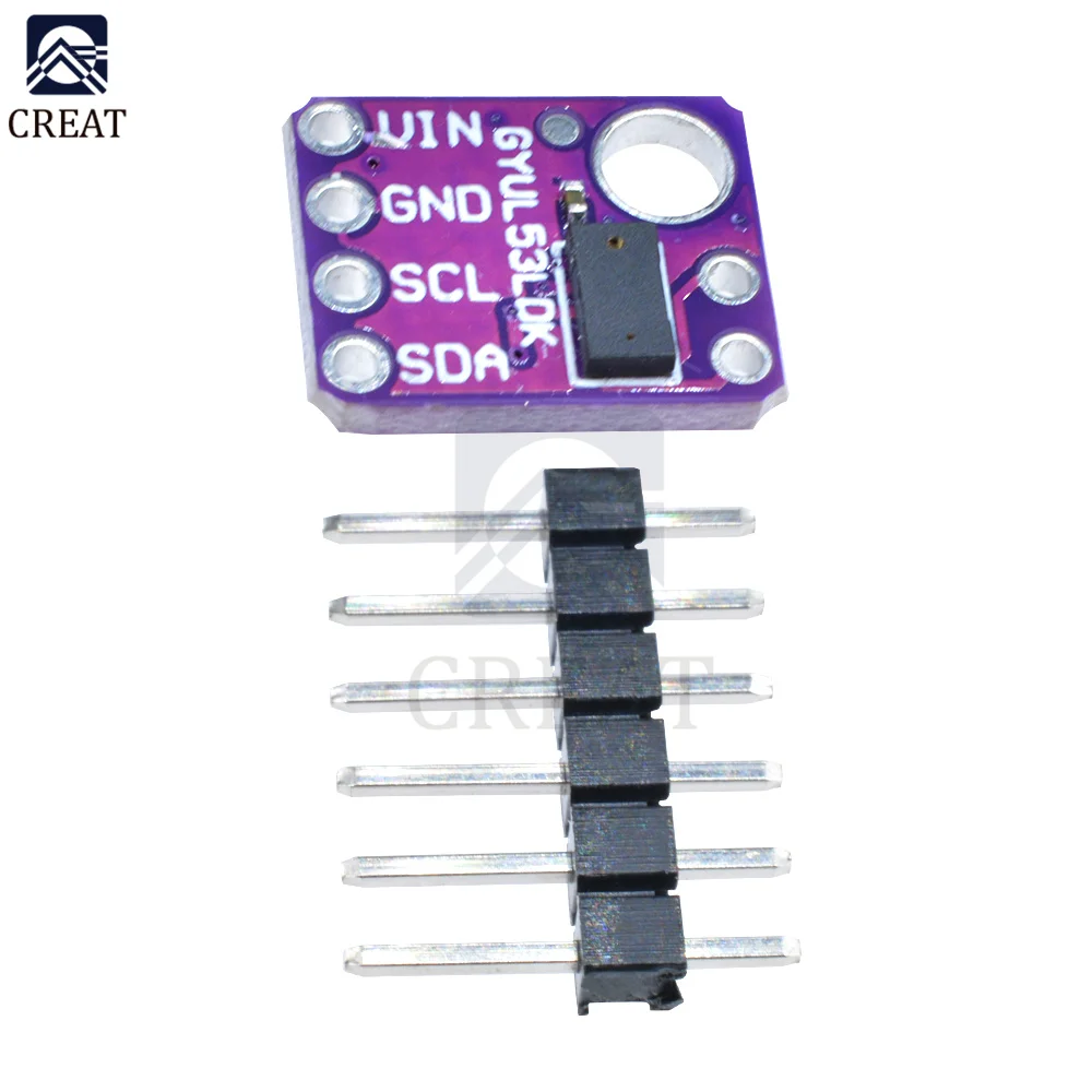 GY-530 VL53L0X sensore di distanza IR tempo di volo Test della distanza scheda sensore IIC I2C modulo sensore di velocità
