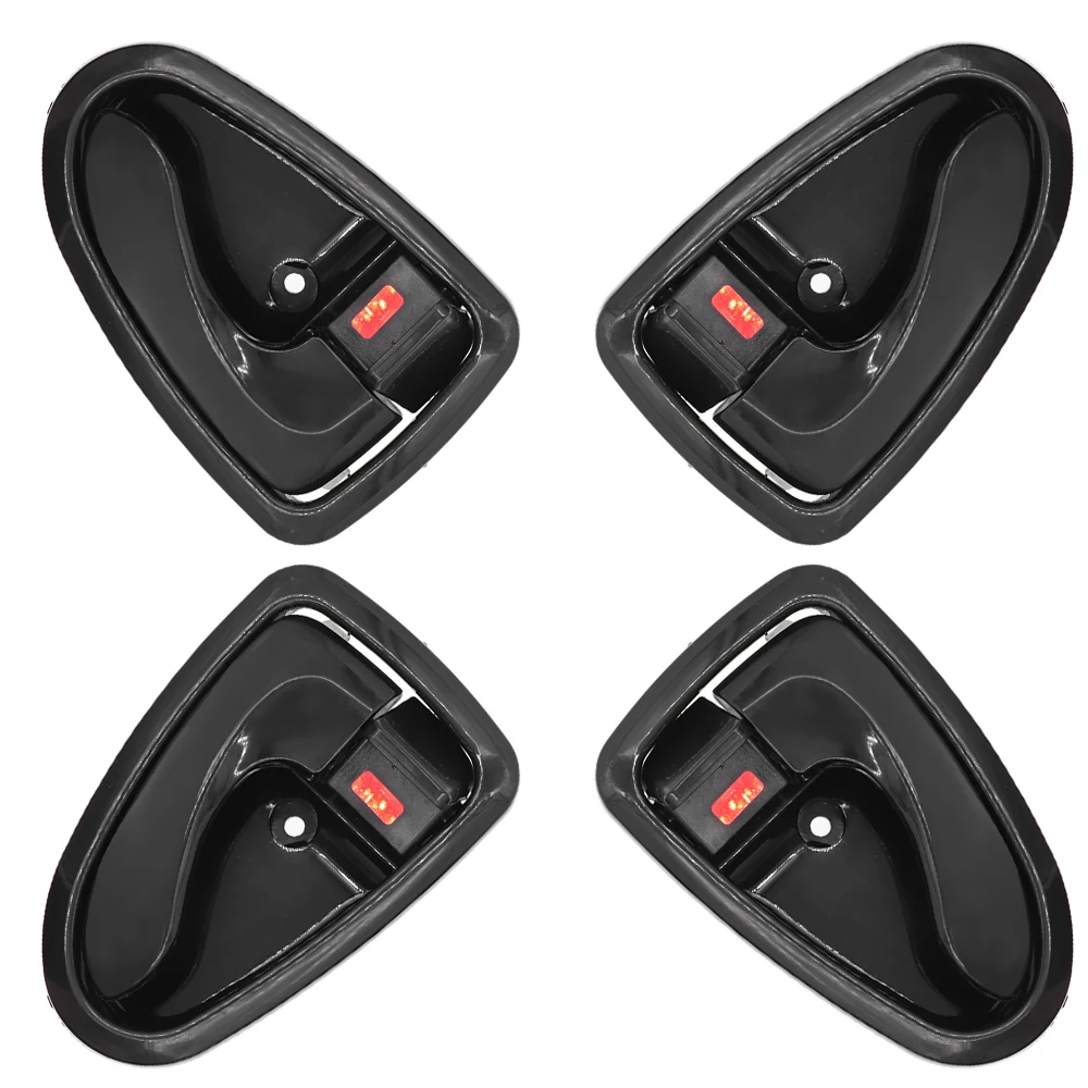 Manijas de puerta interior delantera trasera izquierda derecha reemplazo de pieza de automóvil para Hyundai Accent Verna 2000-2006 82620-25000 82610-25000