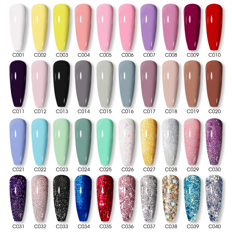 ROSALIND Gel Polish 15ml Glitter Nail Gel Polish Soak Off Manicure UV LED Lamp per Nail Art Design vernici Gel Base Top Gellak