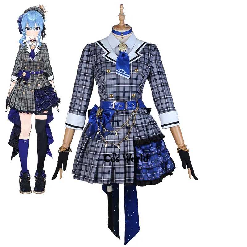 

Japanese Virtual YouTuber VTuber Hololive Hoshimachi Hosimati Suisei Outfits Anime Cosplay Costumes