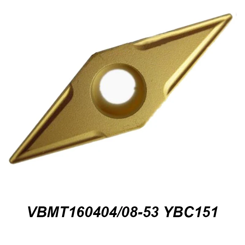 

100% Original VBMT 160404-53 160408-53 VBMT160404-53 VBMT160408-53 YBC151 Processing Steel Turning Tool Of CNC Carbide Insert