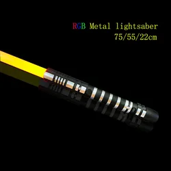 Sabre de luz rgb sabre de luz brinquedos espada de sabre de luz kpop lightstick espada espada laser brinquedos juguetes zabawki