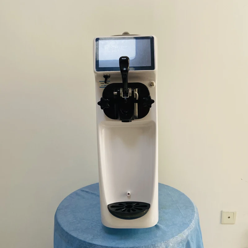 

Luxury EU standard soft ice cream machine one taste ice cream maker