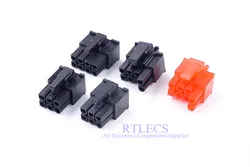 5 Pcs GPU 4.2 mm 6 8 6+2 PIN Receptacle Housing for PCI-E PCIe Graphics Card Video Power Connector Shell