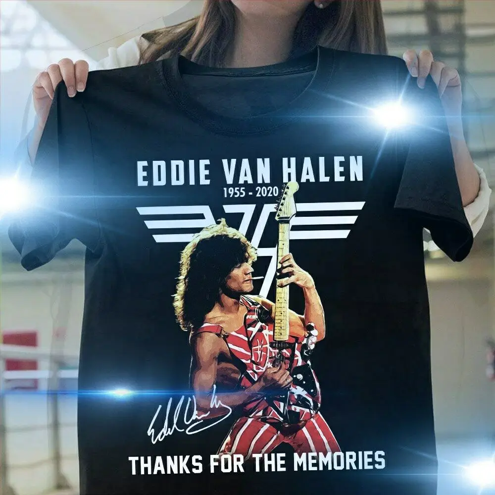 Legend never Die Eddie Van Halen 1955-2020 T-Shirt For Men Women