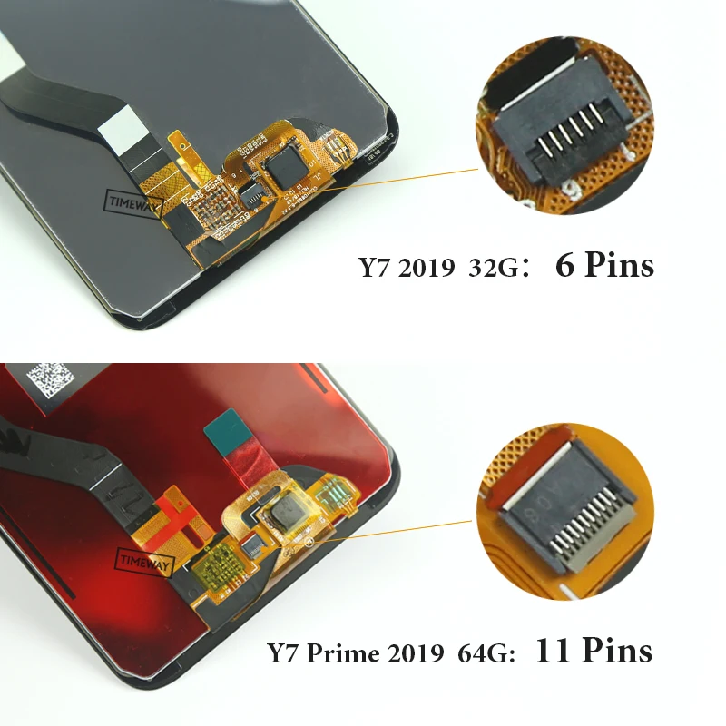 6.3 inch OEM For Huawei Y7 2019 / For Huawei Y7 Prime 2019 / Y7 Pro 2019 LCD Display Touch Screen Digitizer Assembly+Frame