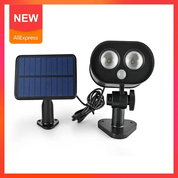 

New solar outdoor LED spotlight decoration terrace courtyard security owl body induction spotlight