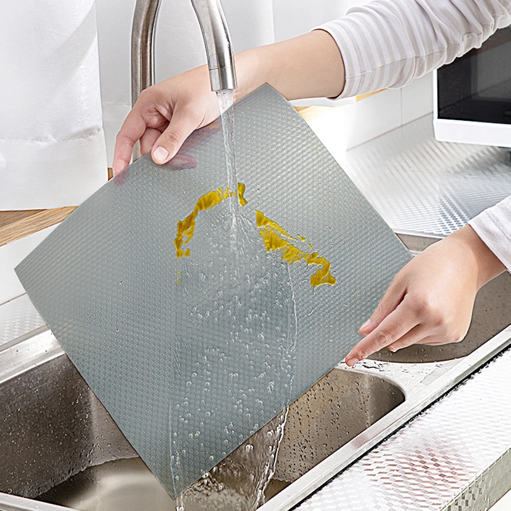 60x400cm Kitchen Cuttable Drawer Pad Paper Reusable Drawer Mat Moisture-Proof Waterproof Dust Anti-Slip Fridge Mat Kitchen Table