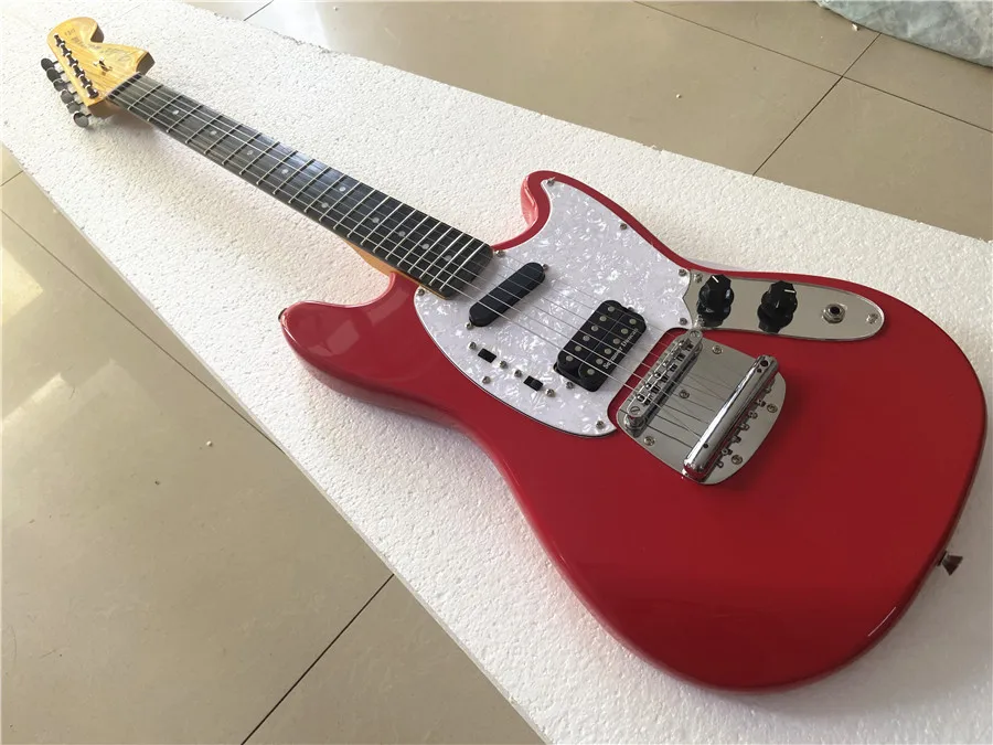 Customized version of classic red jazz guitar vibrato bridge electric guitar can be customized free shipping