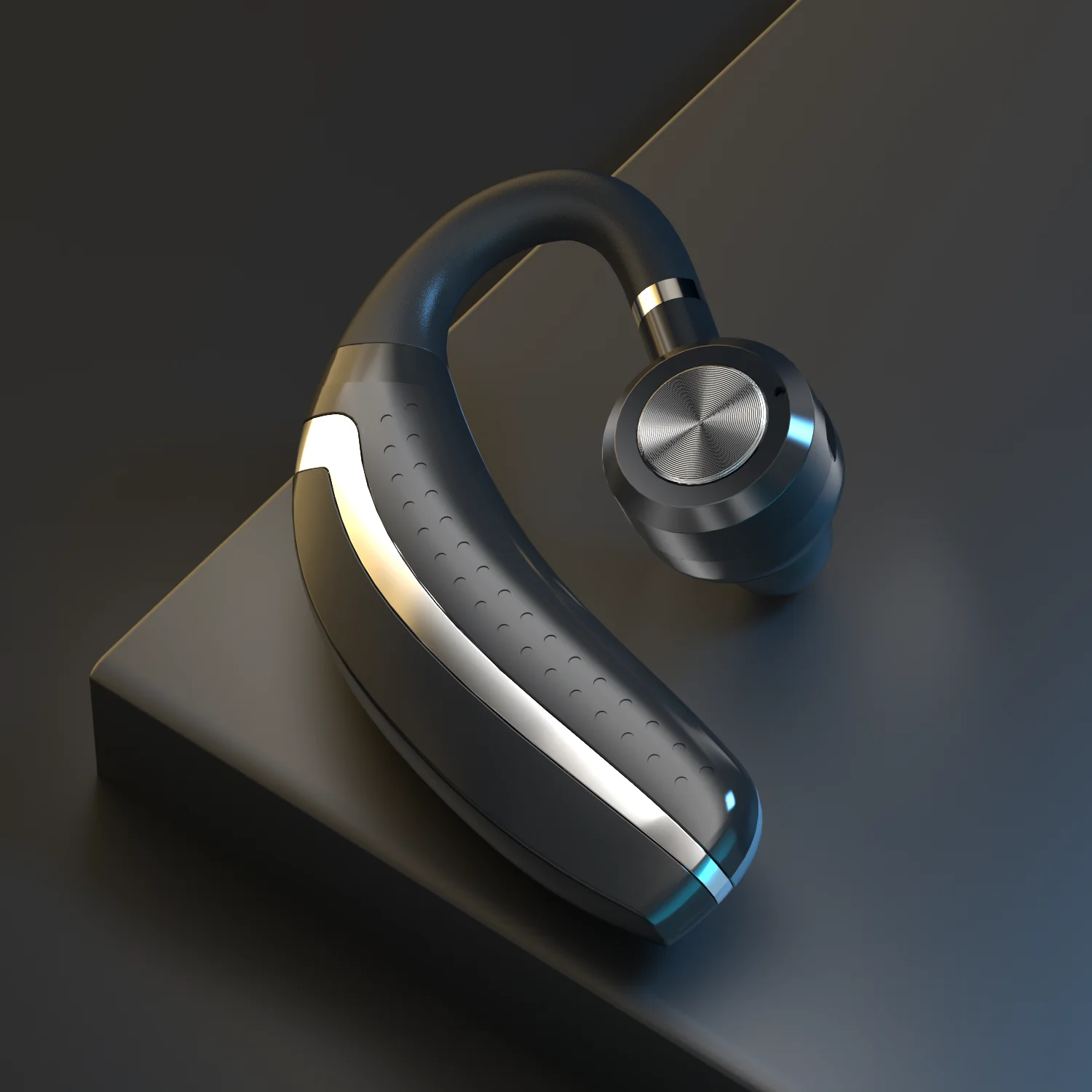 Vside-매달린 귀 헤드셋 무선 블루투스 헤드폰 핸즈프리 통화 이어버드 비즈니스 자동차 운전자를 위한 25 시간 재생