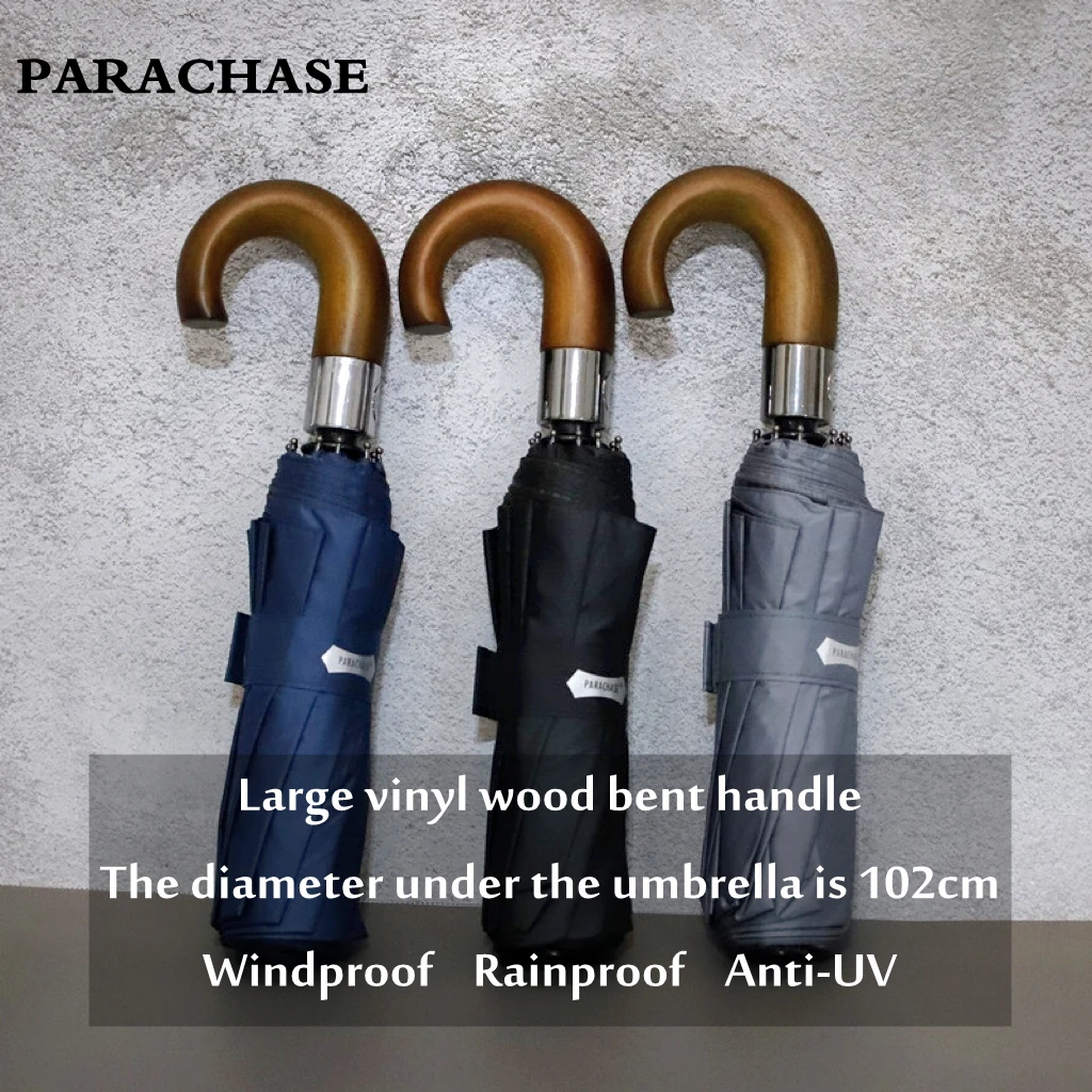 

PARACHASE-Windproof and Rainproof Outdoor Tourism, Anti-UV Business Man, Fully Automatic, Contracted Woman, Couples