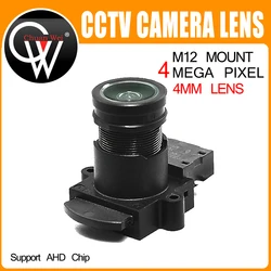 4MP 4mm lens +IR CUT M12 93.7 Degree F1.0 M12 CCTV lens for 720P/1080P CCTV IP Camera