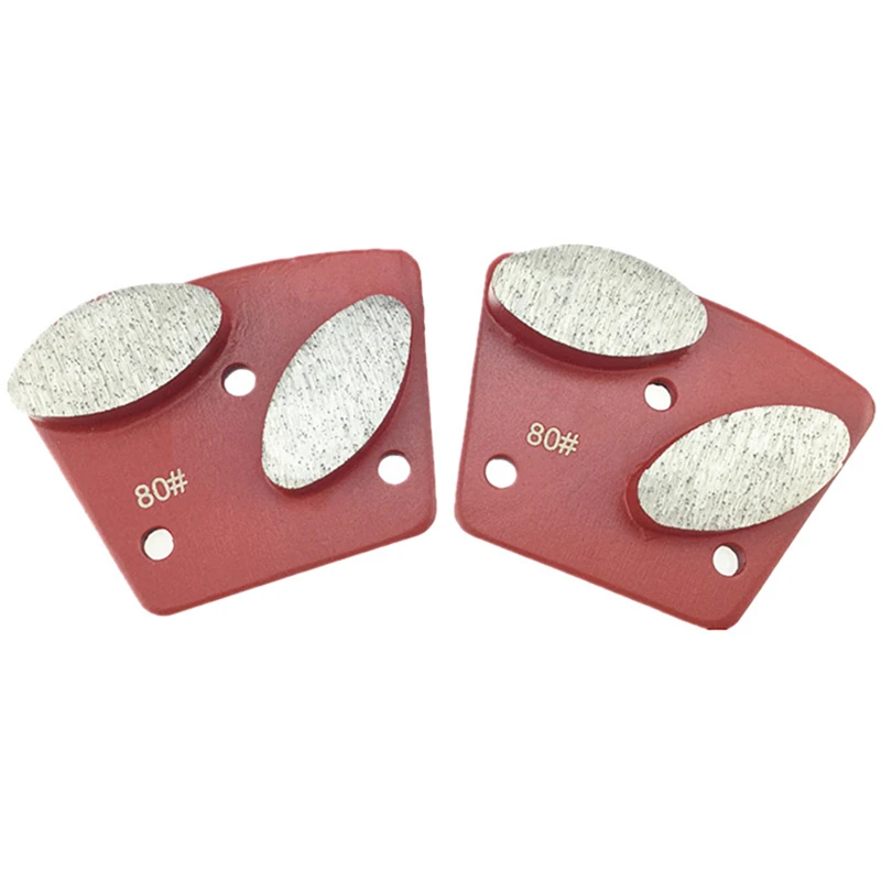 ASL25 Blastrac Oval Shaped Segments Universal ASL Concrete Grinding Shoe High Grinding Performance Diamond Polishing Disc