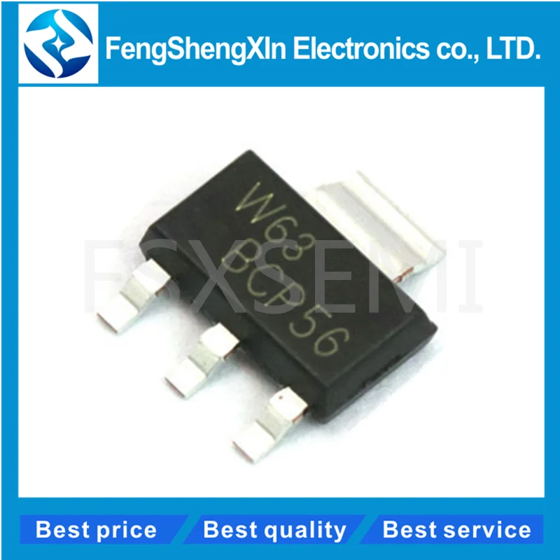 10pcs/lot BCP51 BCP52 BCP53 BCP54 BCP55 BCP56 SOT223 BCP5616TA BCP5616 power transistor