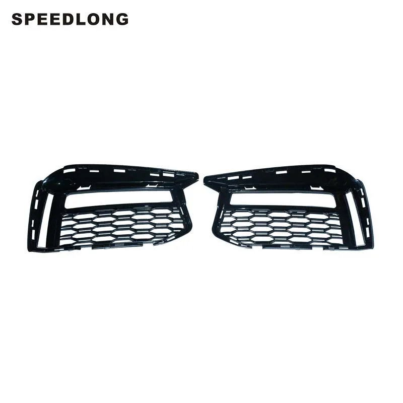 

1Pair Front Bumper Fog Lamp Light Bezel Covers Grille Trim Fit For BMW 5 Series G38 M Sport 2018-2020