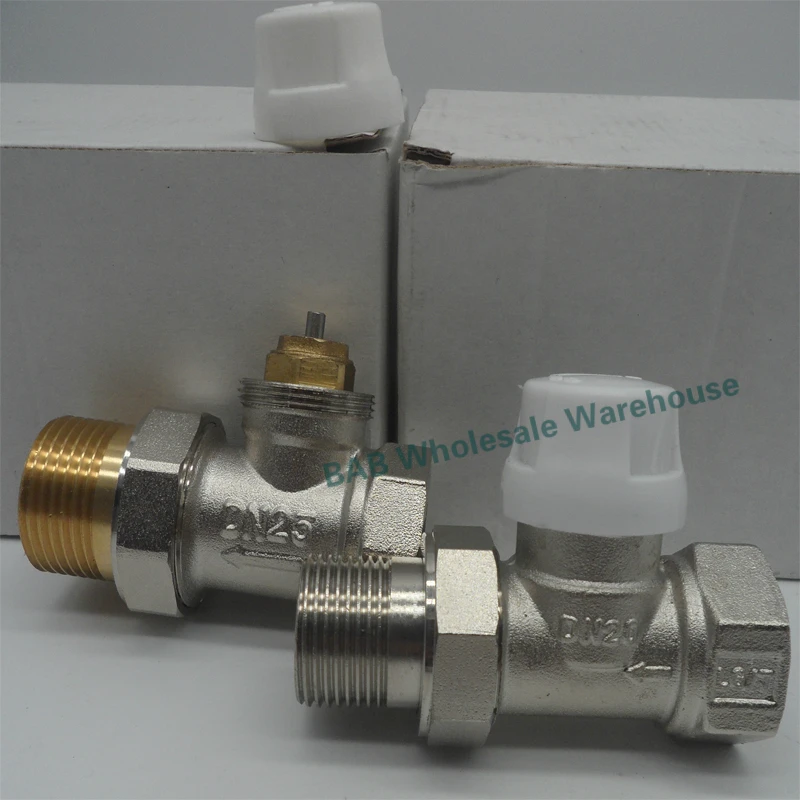 

Brass straight radiator valve without thermostatic head for HVAC System DN15 DN20 DN25 DN32 temperature controller valve