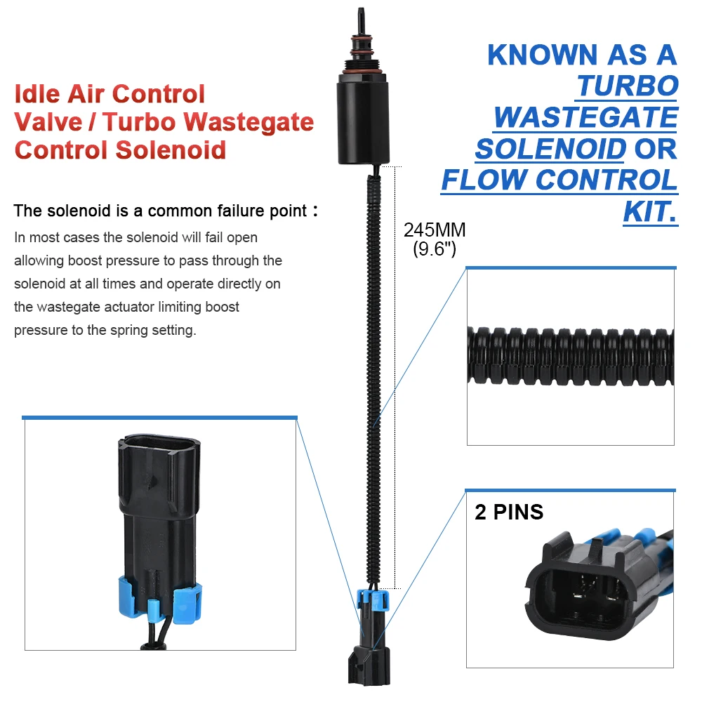 RESO--Wastegate Solenoid Turbo Actuator Control For Dodge Cummins Ram Diesel 5.9L