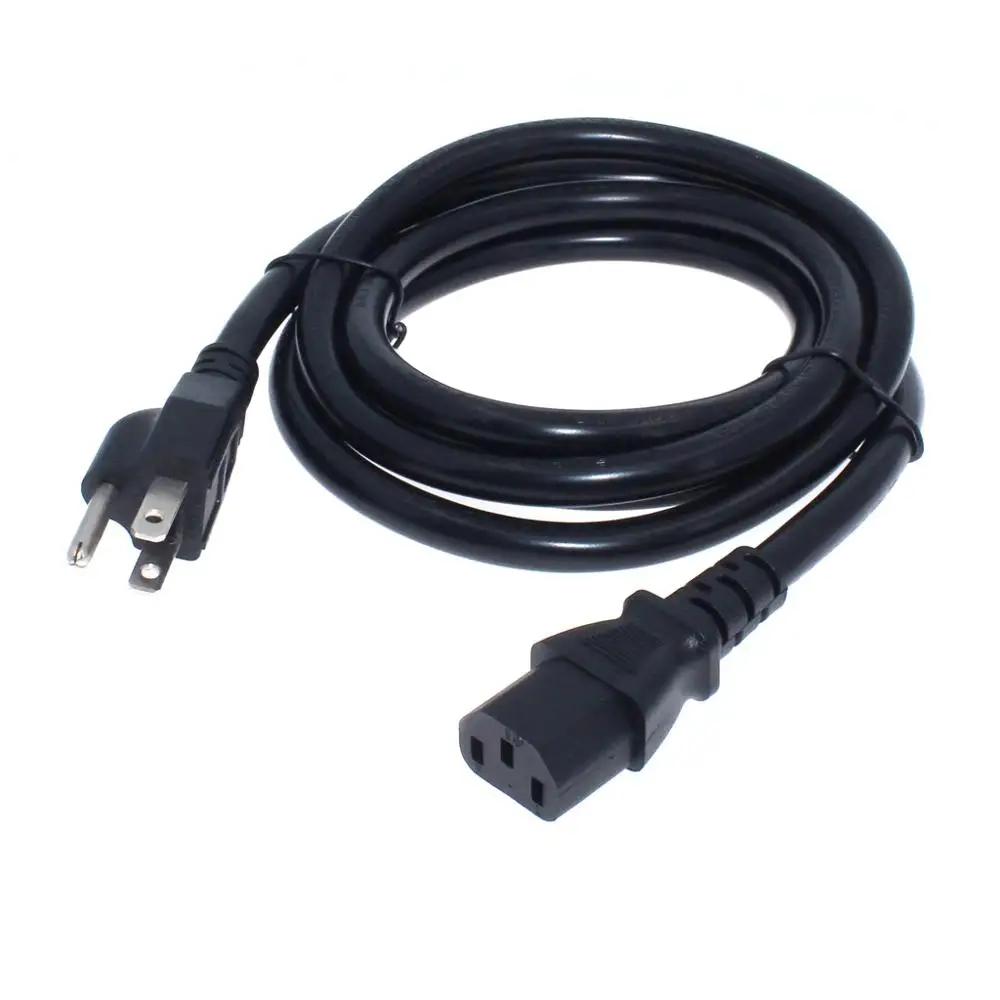 US JP 3 prong to IEC320 C13 Power Cable American NEMA 5-15P Adapter 18AWG/14AWG Extension Cord UL Certificate