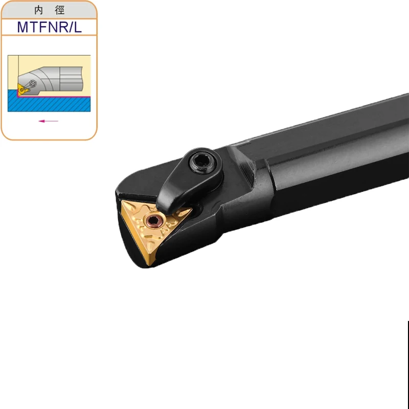 Entering Angle 91 ° ภายในเครื่องตัด S16Q/S20R/S25S/S32T/MTFNR16 MTFNL16/MTFNR22