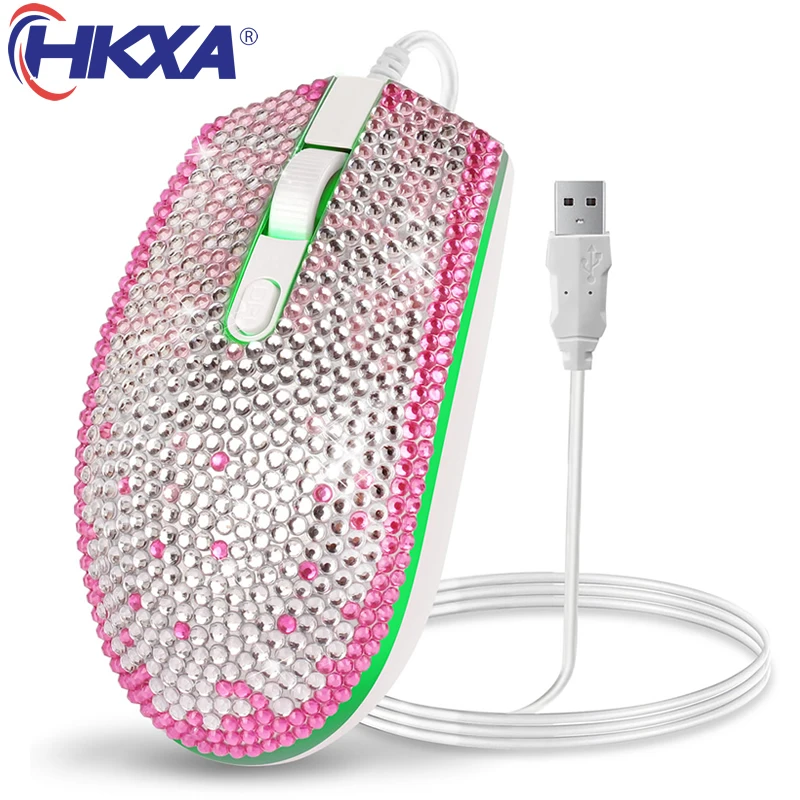 Проводная Оптическая USB игровая мышь с Цветной подсветкой, 1600 DPI