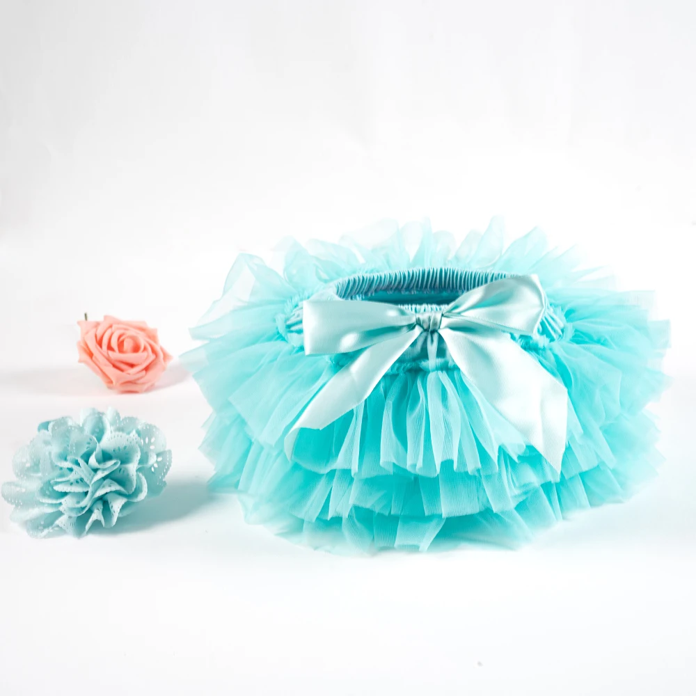 เด็กสาว Tutu กระโปรง2Pcs Tulle Lace Bloomers ผ้าอ้อมทารกแรกเกิดชุด Mauv Headband ดอกไม้ชุดตาข่าย bloomer