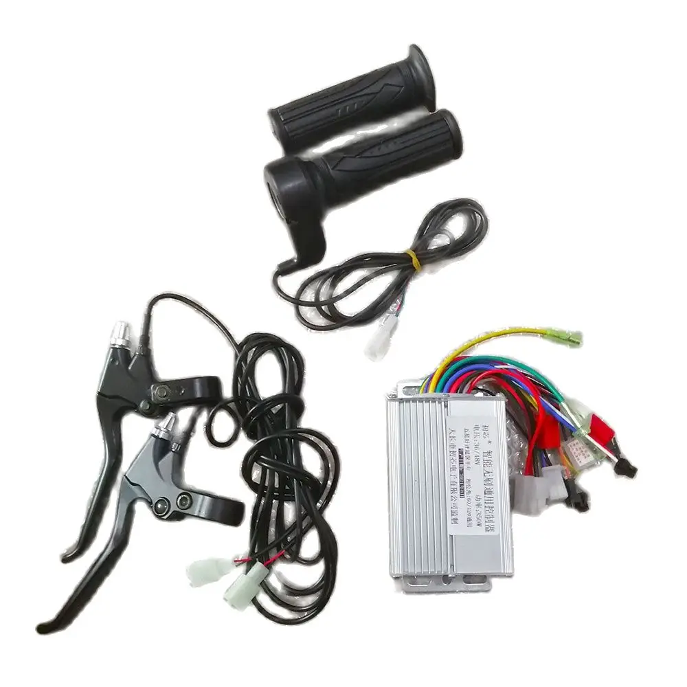 Przepustnica Twist i elektryczny hamulec i bezszczotkowy kontroler 36V-48V 350W/500W do roweru elektrycznego/skutera/E-BIKE/silnik BLDC