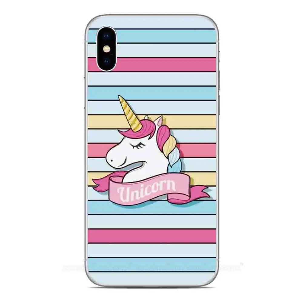 Rainbow Unicorn Phone Case For BQ Aquaris X2 X Pro U U2 Lite V X5 E5 M5 E5s C VS Vsmart JOY Active 1 Plus 5035 5059 Cover Fundas