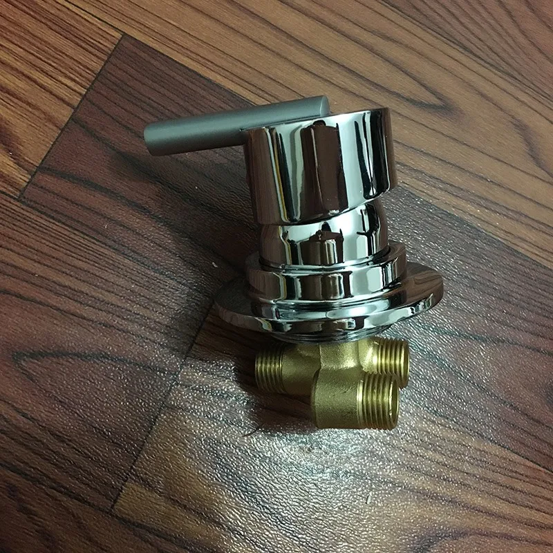 

MTTUZK Настенный смеситель для душа с 2 входами и 1 выходом, отдельный смеситель для душа в ванной комнате, латунный смеситель для горячей и холодной воды