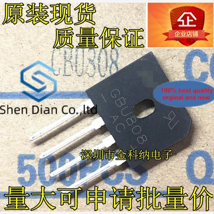 

10pcs 100% orginal new in stock Rectifier Bridge Rectifier Bridge Stack GBU808 8A 800V Rectifier Induction Cooker Bridge Stack