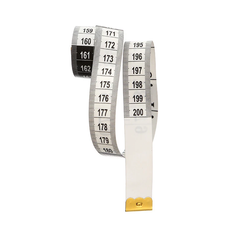 2m/79 polegadas fita mole medida de escala dupla costura de costura régua flexível para perda de peso Medicina Medical Measured Costura