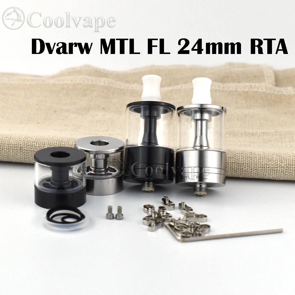 

Dvarw mtl FL 24 rta dvarw mtl 24 мм rta распылитель воздуха Перезаправляемые Атомайзеры емкостью 316ss 3,5 мл/6 мл бака одиночной катушки с 11 шт. AFC вставка