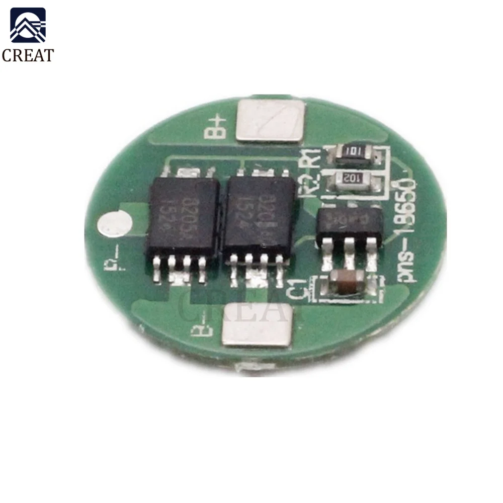 5PCS 18650 Lithium Li-ion Battery Short Circuit Protection Overcharge Board Dual MOS Battery Protection Low Current Consumption