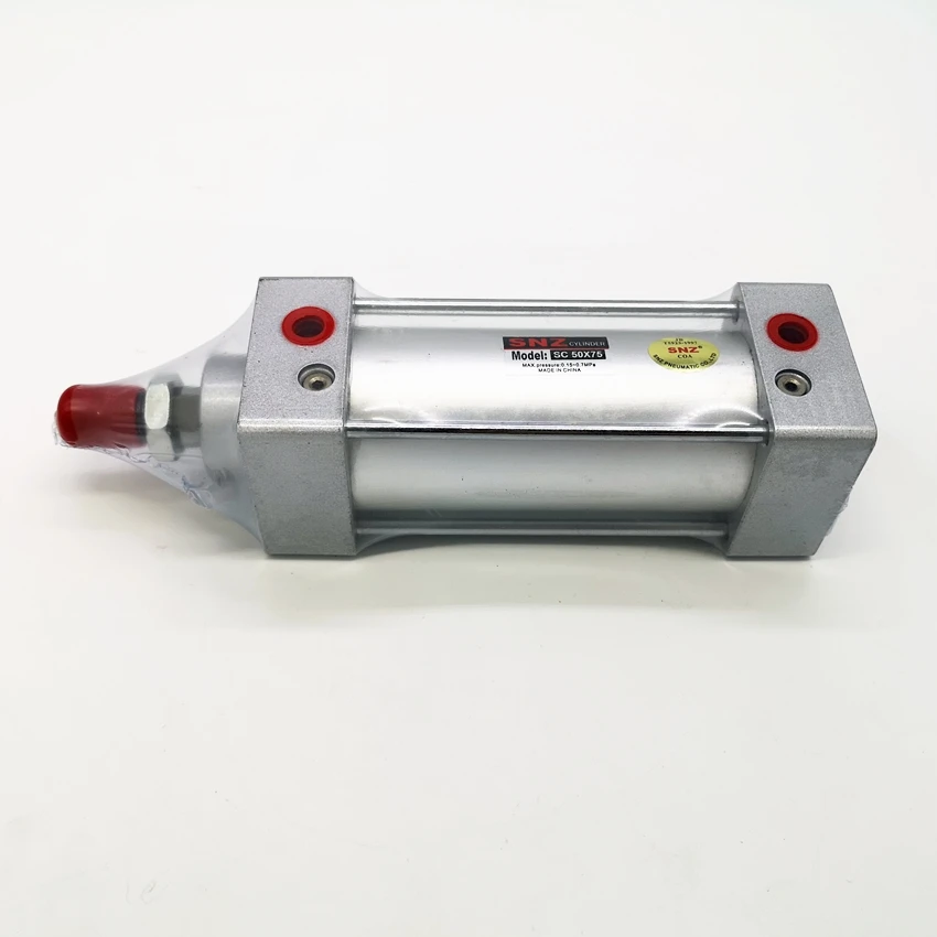 

SC50X75 Pneumatic Air Cylinder Bore 50mm Stroke 75mm Standard Cylinder Double Action Cylinder