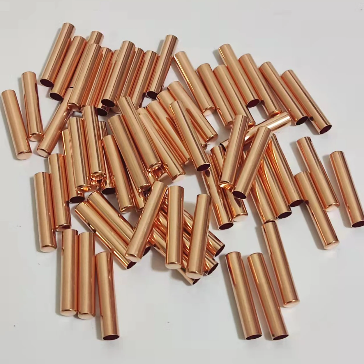 50 Pcs One End Closed NTC Temperature Sensor Thermistor Accessories PT100  Probe Protection Copper Shell